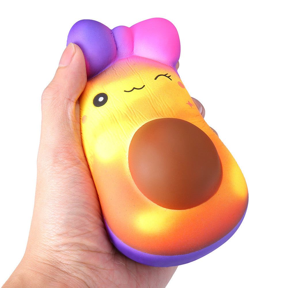 Slow Rebound Avocado Temperature Change Colour Toy - SensoryFun.com