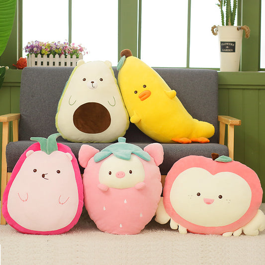 PlushyPillow Fruit Plush Collection - SensoryFun.com