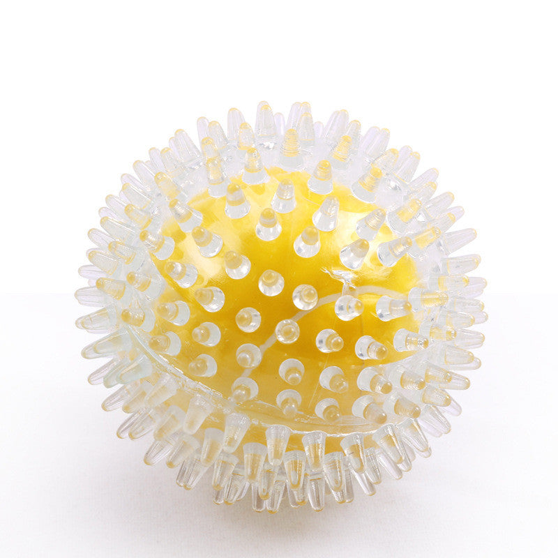 Glowing Spiky Colourful Ball - SensoryFun.com