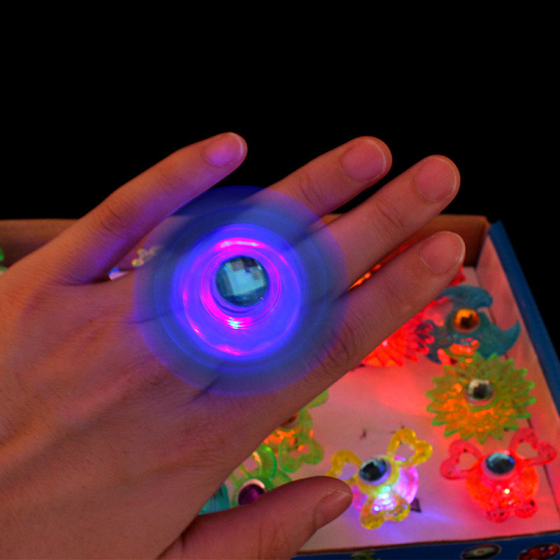 Luminous Ring Fidget Spinner with Light - SensoryFun.com