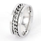 Spinning Chain Titanium Steel Rotating Ring Stainless Steel Anxiety Ring