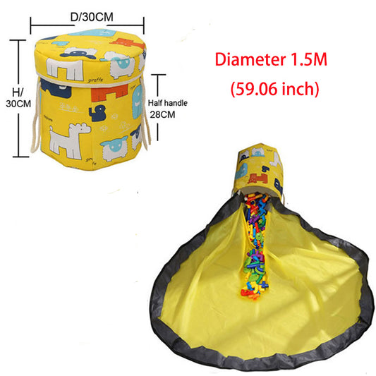 Portable Toy Storage Bag with Canvas - SensoryFun.com