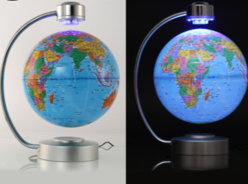 8 Inch Magnetic Levitation Floating World  Globe - SensoryFun.com