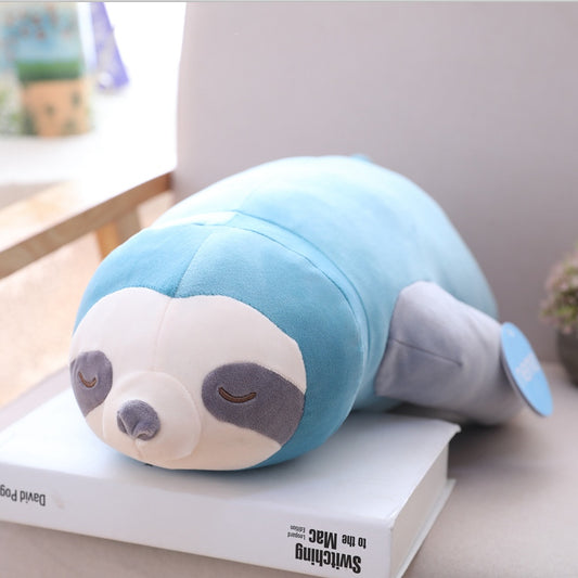 PlushyPillow Sloth Plush Toy - SensoryFun.com