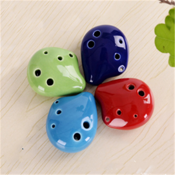 6 Hole Ceramic Ocarina - SensoryFun.com