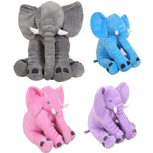 PlushyPillow Elephant Plush Toy - SensoryFun.com