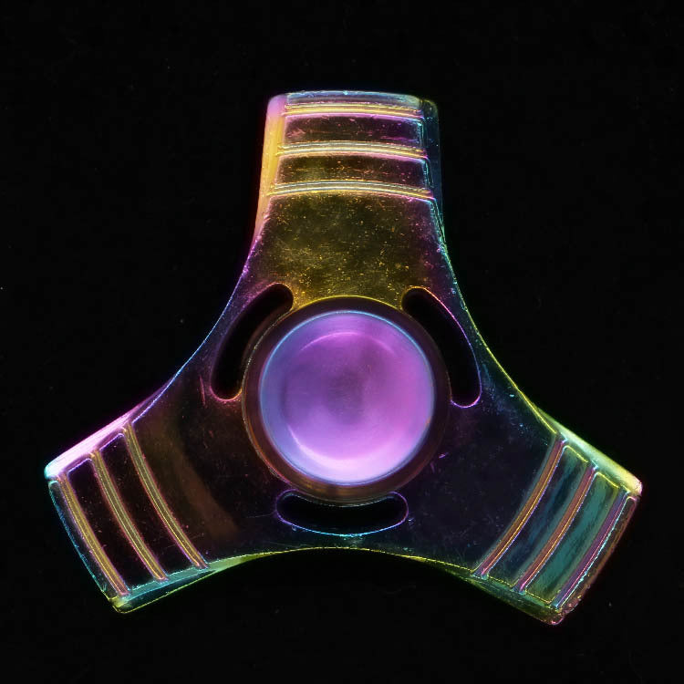 Electroplating Colourful Fingertip Spinning Top - SensoryFun.com