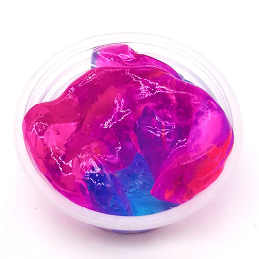 Crystal Gradient Transparent Slime - SensoryFun.com