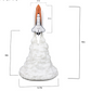 3D Print Rocket Space Shuttle Lamp Night Lamp - SensoryFun.com