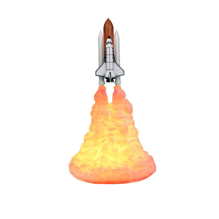 3D Print Rocket Space Shuttle Lamp Night Lamp - SensoryFun.com