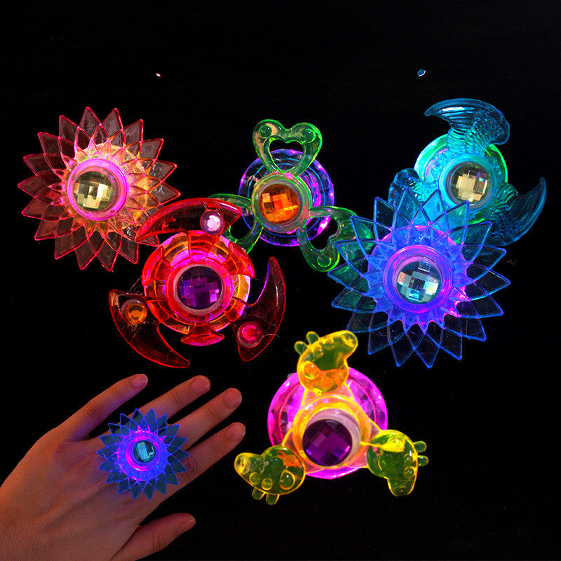 Luminous Ring Fidget Spinner with Light - SensoryFun.com