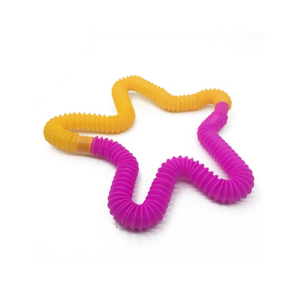 Colourful Plastic Pop Tube Fidget - SensoryFun.com