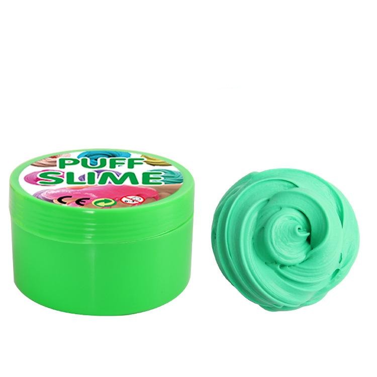 Cotton Puff Slime - SensoryFun.com