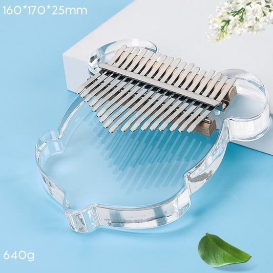 Acrylic Kalimba 17-Tone Thumb Piano - SensoryFun.com