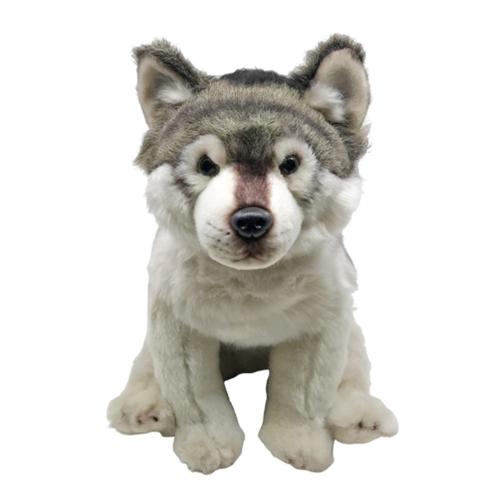 Wolf Cub Plush Toy - SensoryFun.com