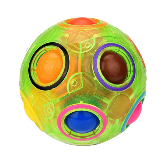 Magic Rainbow Ball Puzzle - SensoryFun.com