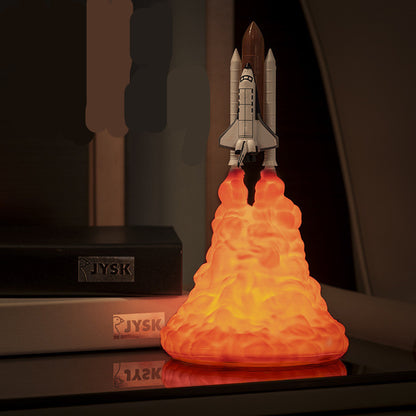 3D Print Rocket Space Shuttle Lamp Night Lamp - SensoryFun.com