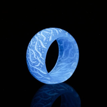 New Design Glowing in the Dark Ring Luminous Glow Rings