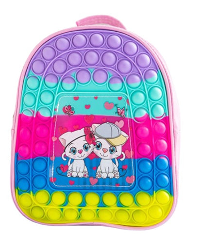 Cute Small Pop It Backpacks Unicorn, KissyMissy design