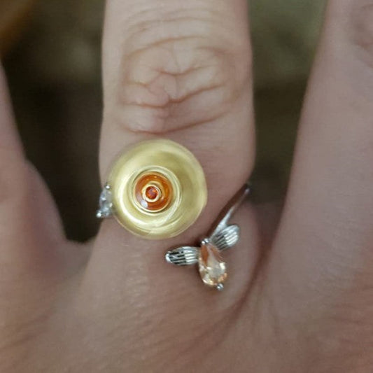 Sunflower Ring Rotating Anti-stress Fidget Ring