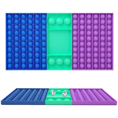 Large Pop It Board Games with Dice