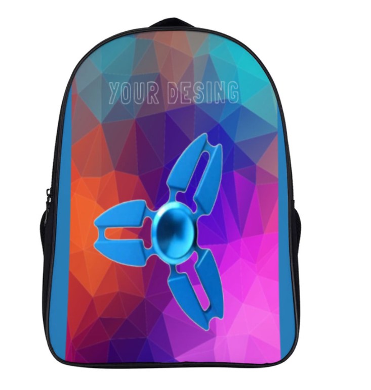 Dual Compartment Student Backpack & School Bag - Custom Design