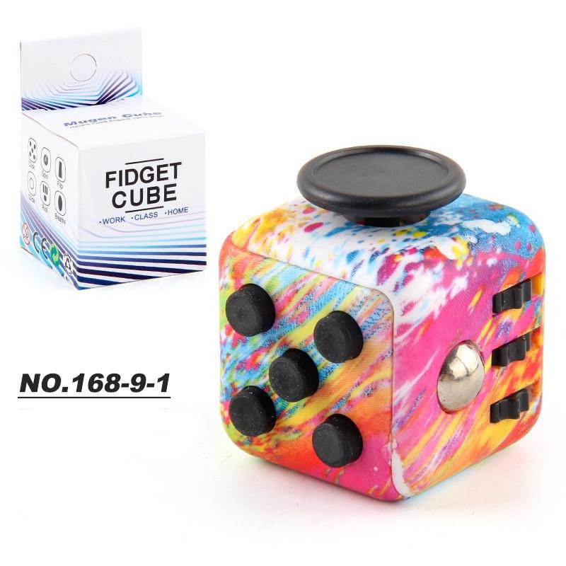 6 Way Fidget Fidget 6-sided Fidget Cube – SensoryFun.com