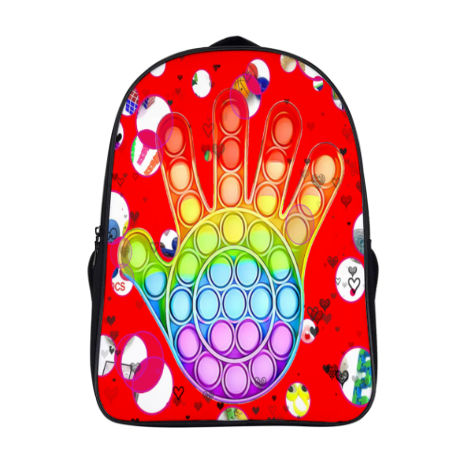 Dual Compartment Student Backpack & School Bag - Custom Design